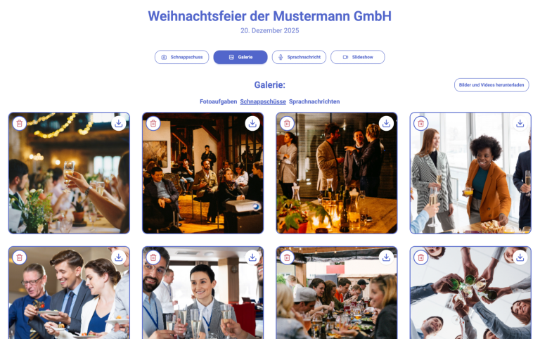 Beispiel einer Event‑Galerie
